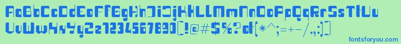 Lisätietoja Haike boldreg-fontista Haike boldreg-fontti – siniset fontit vihreällä taustalla