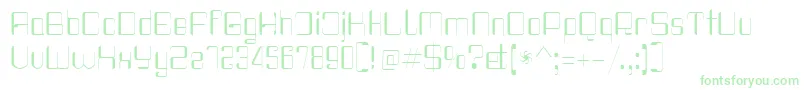 Haike ThinReg-Schriftart – Grüne Schriften