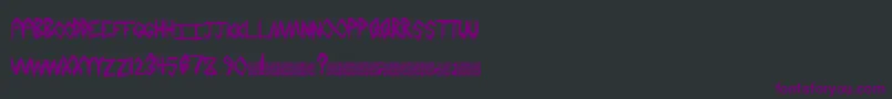 HailStormz Font – Purple Fonts on Black Background