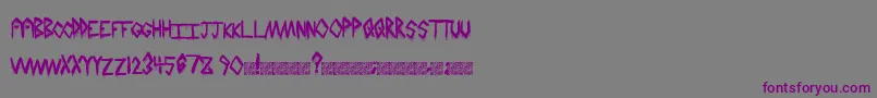 HailStormz Font – Purple Fonts on Gray Background