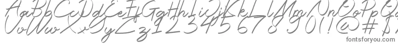 Halana-Schriftart – Graue Schriften