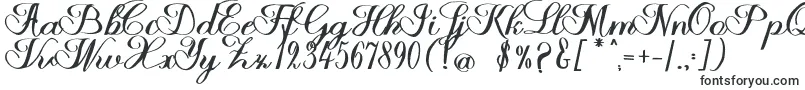 Halfesika Script-fontti – Kalligrafiafontit