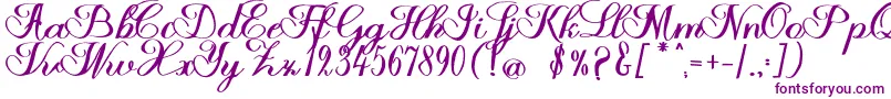 Police Halfesika Script – polices violettes