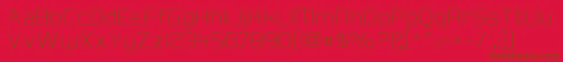 Lisätietoja Hall Fetica Decompose-fontista Hall Fetica Decompose-fontti – ruskeat fontit punaisella taustalla