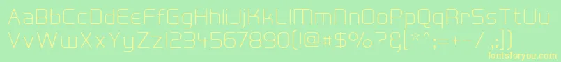 More about Hall Fetica Decompose Font Hall Fetica Decompose Font – Yellow Fonts on Green Background
