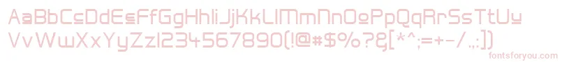 Hall Fetica Upper Font – Pink Fonts on White Background