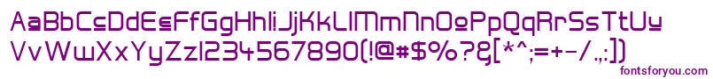 Hall Fetica Upper Font – Purple Fonts on White Background