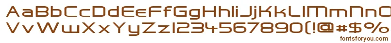 Шрифт Hall Fetica Wide – коричневые шрифты на белом фоне