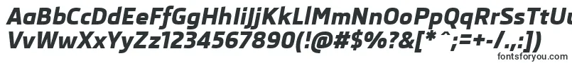 SkodaProExtraboldItalic Font – Architectural Fonts
