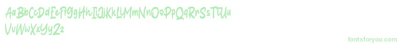 Hallou-Schriftart – Grüne Schriften