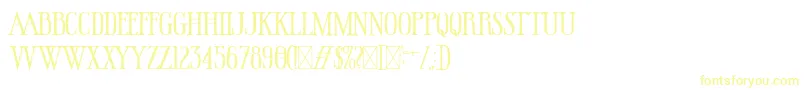 HallowedGrounds Font – Yellow Fonts