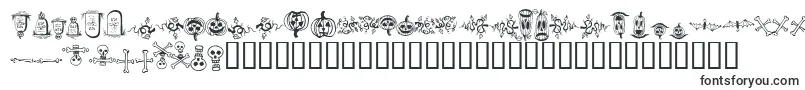 Шрифт halloween borders – шрифты Halloween