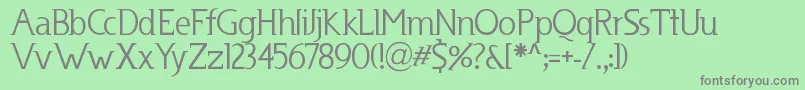 Czcionka Usenet ffy – szare czcionki na zielonym tle