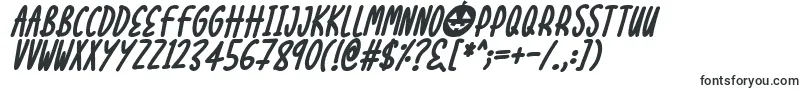 フォントHalloween Treats Italic – ロゴ用のフォント
