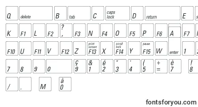 Keyfontfrench font – Fonts Icons