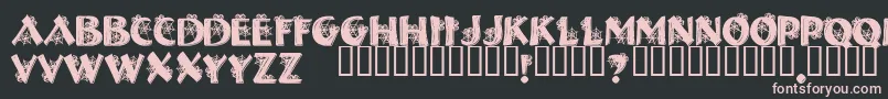 Halls    Font – Pink Fonts on Black Background