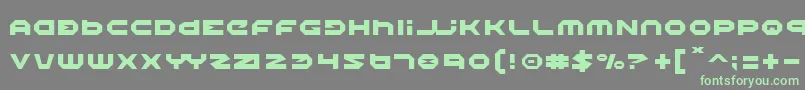 Halo Font – Green Fonts on Gray Background