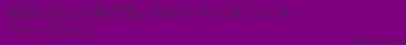 halusinasi penuh Font – Black Fonts on Purple Background