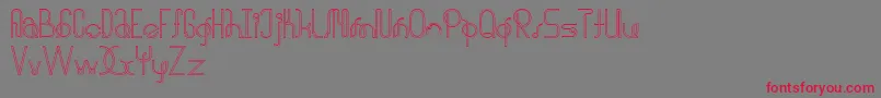 halusinasi penuh Font – Red Fonts on Gray Background