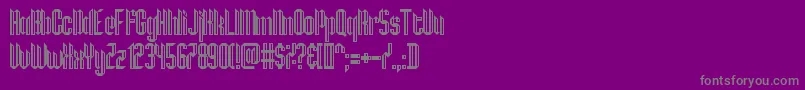 Hamburg Messe Font – Gray Fonts on Purple Background