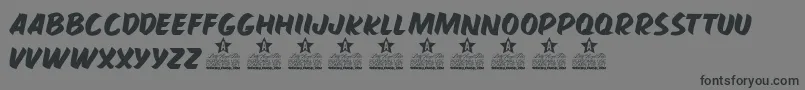 More about HAMBURGUER PERSONAL USE Font HAMBURGUER PERSONAL USE Font – Black Fonts on Gray Background