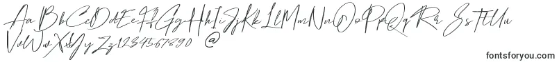 Шрифт Hamilton – рукописные шрифты