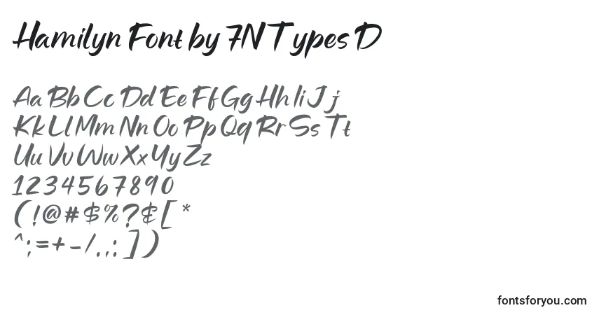 Шрифт Hamilyn Font by 7NTypes D – алфавит, цифры, специальные символы