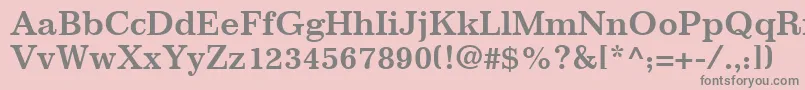 ImpressumLtBoldフォントについての詳細 フォントImpressumLtBold – ピンクの背景に灰色の文字