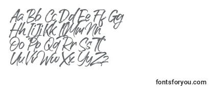 Schriftart Handscript