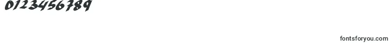 HandStrike-Schriftart – Schriften für Zahlen und Nummern
