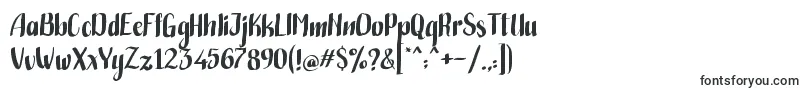 Handwritten Bold-Schriftart – TTF-Schriften