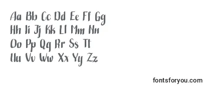 Handwritten Bold-fontti
