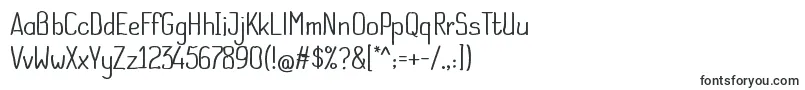 Handwritten Sans-fontti – Fontit Corel Draw'lle