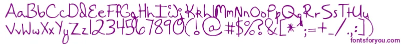 HangingByaThread Font – Purple Fonts