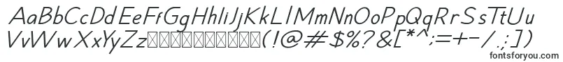 Шрифт Hansville Italic – шрифты для Adobe Acrobat