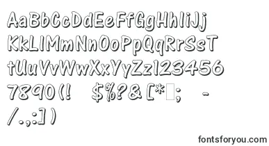 Oakenshaded font – Fonts Starting With O