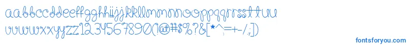 Happy Birthday, Baby Medium Font – Blue Fonts