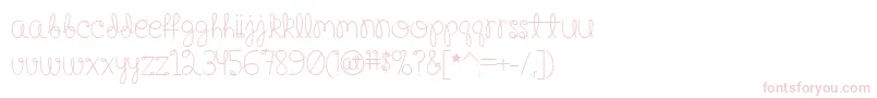 Weitere Informationen zur Happy Birthday, Baby Medium-Schriftart Happy Birthday, Baby Medium-Schriftart – Rosa Schriften