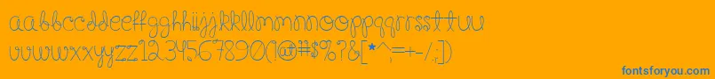 More about Happy Birthday, Baby Font Happy Birthday, Baby Font – Blue Fonts on Orange Background
