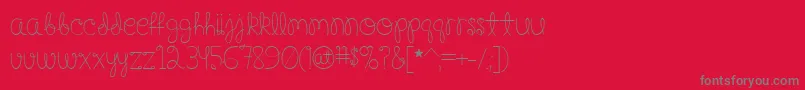 Подробнее о шрифте Happy Birthday, Baby Шрифт Happy Birthday, Baby – серые шрифты на красном фоне