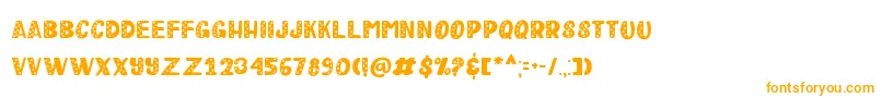 Happy Clover Leaf Display Font – Orange Fonts