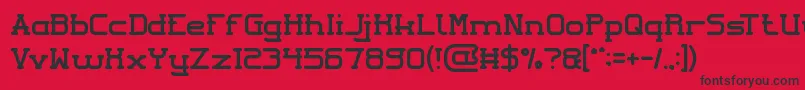 HAPPY EVERYDAYS DAY Font – Black Fonts on Red Background