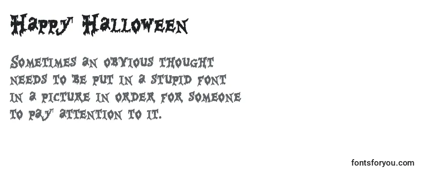 Шрифт Happy Halloween