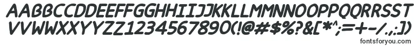 フォントHappy markers Italic – Google Chromeのフォント