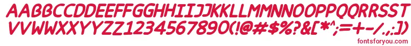 fuente Happy markers Italic – Fuentes Rojas