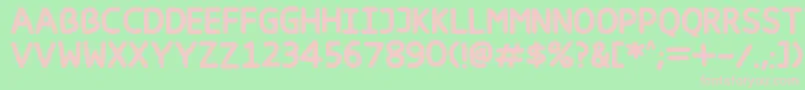 Happy markers Font – Pink Fonts on Green Background