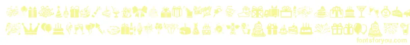 HappyBirthday Font – Yellow Fonts