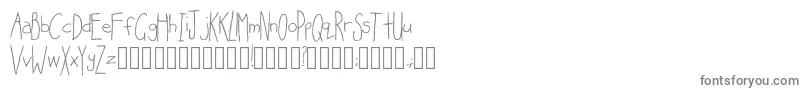 Шрифт HappyDay Regular – серые шрифты