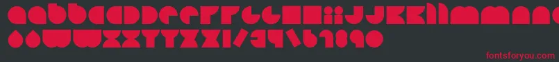 happyloverstown eu Lovers Square Font – Red Fonts on Black Background