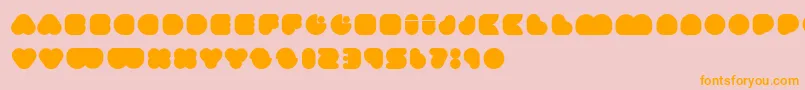 happyloverstown eu ummagomma Font – Orange Fonts on Pink Background